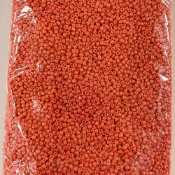 Mat Turuncu Kum Boncuk 3 mm 500 gr-KUM-1304