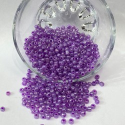 Koyu Lila Kum Boncuk 4 mm 1 Paket 50 Gram-KUM-1328