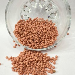 Kiremit Rengi Kum Boncuk 4 mm 1 Paket 50 Gram-KUM-1330