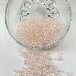 Toz Pembe Kum Boncuk 4 mm 1 Paket 50 Gram-KUM-1340