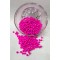 Neon Pembe Kum Boncuk 4 mm 1 Paket 50 Gram-KUM-1342