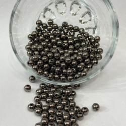 Füme Parlak Plastik Boncuk 1 Paket 50 Gram-KUM-1353