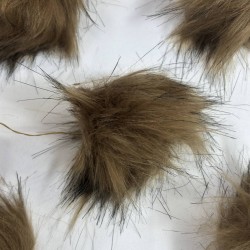 K&uuml;rk Ponpon &Ccedil;anta Ayakabı S&uuml;sleme T&uuml;y&uuml;  Kapi&ccedil;ino 1 Adet-KURKPP-1005