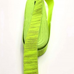 Açık Yeşil Simli Lastik 3 cm 1 mt-LAS-1037