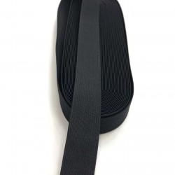 Siyah Lastik 2,5 cm (1 mt )-LAS-1038