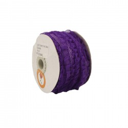 Mor Lastikli Saç Bandı-LAS-1059 Mor Lastikli Saç Bandı-LAS-1059
