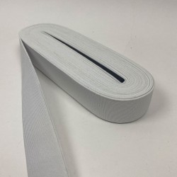 Beyaz Yassı Lastik En 3 Cm 1 Top 10 Metre-LAS-1093