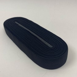 Siyah Yassı Lastik En 2,5 Cm 1 Top 10 Metre-LAS-1094