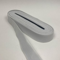 Beyaz Yassı Lastik En 2,5 Cm 1 Top 10 Metre-LAS-1095