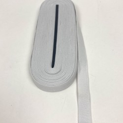 Beyaz Yassı Lastik En 2 Cm 1 Top 10 Metre-LAS-1097