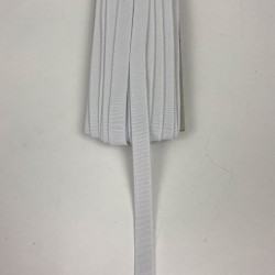 Beyaz Yassı Lastik En 1,5 Cm 1 Top 10 Metre-LAS-1098