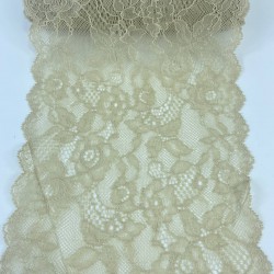 Vizon Geniş Likralı Esnek Dantel Dekoratif Süsleme-LKRDNTL-1004