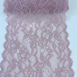 Pudra Geniş Likralı Esnek Dantel Dekoratif Süsleme-LKRDNTL-1008