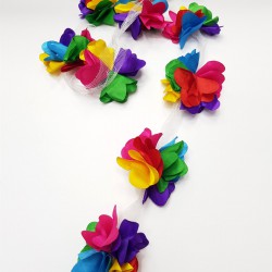 Ebruli Lazer Kesim Tül Çiçek-LKT-1002