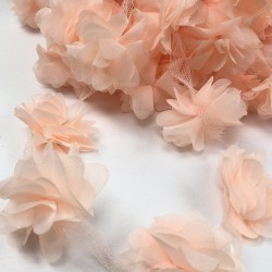 Somon Tül Çiçek Lazer Kesim-LKT-1051