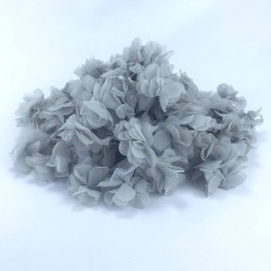 Gri Lazer Kesim Tül Çiçek-LKT-1092
