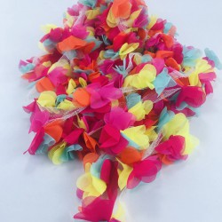 Rengarenk Lazer Kesim Tül Çiçek-LKT-1094