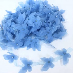 Bebe Mavi Lazer Kesim Kelebek Şerit-LKT-1099