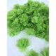 Yeşil Gül Lazer Kesim Çiçek 1 Metre 12-13 Adet Organze Tül Kenar Süsü Tekstil Tasarım Kumaşı Yapay Süs-LKT-1119