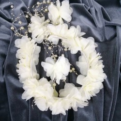 Somon Lazer Kesim Çiçekli Taç-LKTC-1002