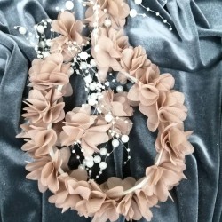 Vizon Lazer Kesim Çiçekli Taç-LKTC-1012