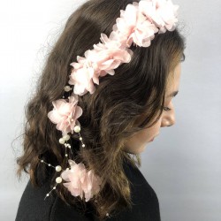 Pudra Lazer Kesim İncili Taç-LKTC-1016