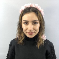 Pudra Lazer Kesim İncili Taç-LKTC-1016