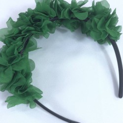 Yeşil Özel Tasarım Çiçekli Kına Lohusa Tacı Hediyelik Taç-LOH-1035 Yeşil Özel Tasarım Çiçekli Kına Lohusa Tacı Hediyelik Taç-LOH-1035