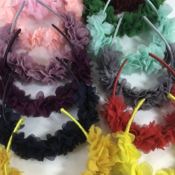 Rengarenk Özel Tasarım Çiçekli Kına Lohusa Tacı Hediyelik Taç 10 Adet-LOH-1040 Rengarenk Özel Tasarım Çiçekli Kına Lohusa Tacı Hediyelik Taç 10 Adet-LOH-1040