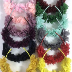 Rengarenk Özel Tasarım Çiçekli Kına Lohusa Tacı Hediyelik Taç 10 Adet-LOH-1040 Rengarenk Özel Tasarım Çiçekli Kına Lohusa Tacı Hediyelik Taç 10 Adet-LOH-1040