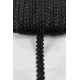 Siyah Loopera Dense Knit Kabartmalı Dekoratif Şerit &ndash; Premium El İşi S&uuml;sleme 1 Metre-LOOPERA-1