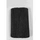 Siyah Loopera Dense Knit Kabartmalı Dekoratif Şerit &ndash; Premium El İşi S&uuml;sleme 1 Metre-LOOPERA-1