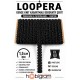 Siyah Loopera Dense Knit Kabartmalı Dekoratif Şerit &ndash; Premium El İşi S&uuml;sleme 1 Metre-LOOPERA-1