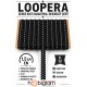 Siyah G&uuml;m&uuml;ş Loopera Dense Knit Kabartmalı Dekoratif Şerit &ndash; Premium El İşi S&uuml;sleme 1 Metre-LOOPERA-10