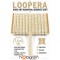 Parlak Krem Loopera Dense Knit Kabartmalı Dekoratif Şerit &ndash; Premium El İşi S&uuml;sleme 1 Metre-LOOPERA-12