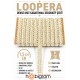 Parlak Krem Loopera Dense Knit Kabartmalı Dekoratif Şerit &ndash; Premium El İşi S&uuml;sleme 1 Metre-LOOPERA-12