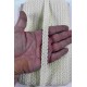 Mat Krem Loopera Dense Knit Kabartmalı Dekoratif Şerit &ndash; Premium El İşi S&uuml;sleme 1 Metre-LOOPERA-13