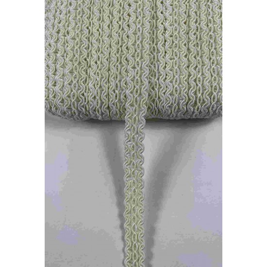 Mat Krem Loopera Dense Knit Kabartmalı Dekoratif Şerit &ndash; Premium El İşi S&uuml;sleme 1 Metre-LOOPERA-13