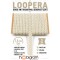 Mat Krem Loopera Dense Knit Kabartmalı Dekoratif Şerit &ndash; Premium El İşi S&uuml;sleme 1 Metre-LOOPERA-13