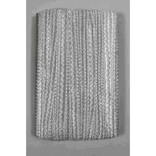 Beyaz Loopera Dense Knit Kabartmalı Dekoratif Şerit &ndash; Premium El İşi S&uuml;sleme 1 Metre-LOOPERA-14