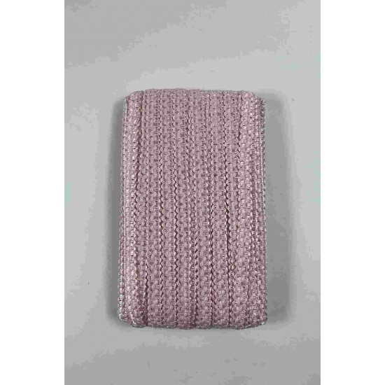 A&ccedil;ık Pudra Loopera Dense Knit Kabartmalı Dekoratif Şerit &ndash; Premium El İşi S&uuml;sleme 1 Metre-LOOPERA-15