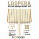 Krem Gold Loopera Dense Knit Kabartmalı Dekoratif Şerit &ndash; Premium El İşi S&uuml;sleme 1 Metre-LOOPERA-17
