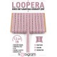 Pudra Loopera Dense Knit Kabartmalı Dekoratif Şerit &ndash; Premium El İşi S&uuml;sleme 1 Metre-LOOPERA-18