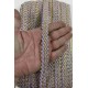 Lila Sarı Loopera Dense Knit Kabartmalı Dekoratif Şerit &ndash; Premium El İşi S&uuml;sleme 1 Metre-LOOPERA-21