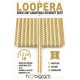 Gold Krem Loopera Dense Knit Kabartmalı Dekoratif Şerit &ndash; Premium El İşi S&uuml;sleme 1 Metre-LOOPERA-22