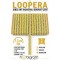 Sarı G&uuml;m&uuml;ş Loopera Dense Knit Kabartmalı Dekoratif Şerit &ndash; Premium El İşi S&uuml;sleme 1 Metre-LOOPERA-23