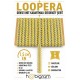 Sarı G&uuml;m&uuml;ş Loopera Dense Knit Kabartmalı Dekoratif Şerit &ndash; Premium El İşi S&uuml;sleme 1 Metre-LOOPERA-23