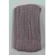 Pembe G&uuml;m&uuml;ş Loopera Dense Knit Kabartmalı Dekoratif Şerit &ndash; Premium El İşi S&uuml;sleme 1 Metre-LOOPERA-25