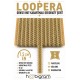 Gold Bej Loopera Dense Knit Kabartmalı Dekoratif Şerit &ndash; Premium El İşi S&uuml;sleme 1 Metre-LOOPERA-26