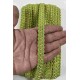 Yeşil Gold Loopera Dense Knit Kabartmalı Dekoratif Şerit &ndash; Premium El İşi S&uuml;sleme 1 Metre-LOOPERA-27